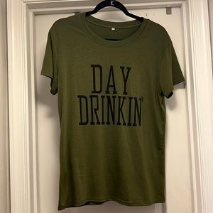 Women’s day drink in’ tshirt, small